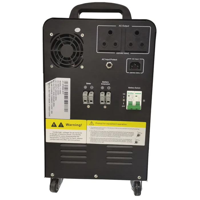 Rct Megapower 1Kva/1000W Inverter Trolley With 1x 100Ah Battery