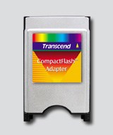 TRANSCEND PCMCIA ADAPTER FOR COMPACT FLASH