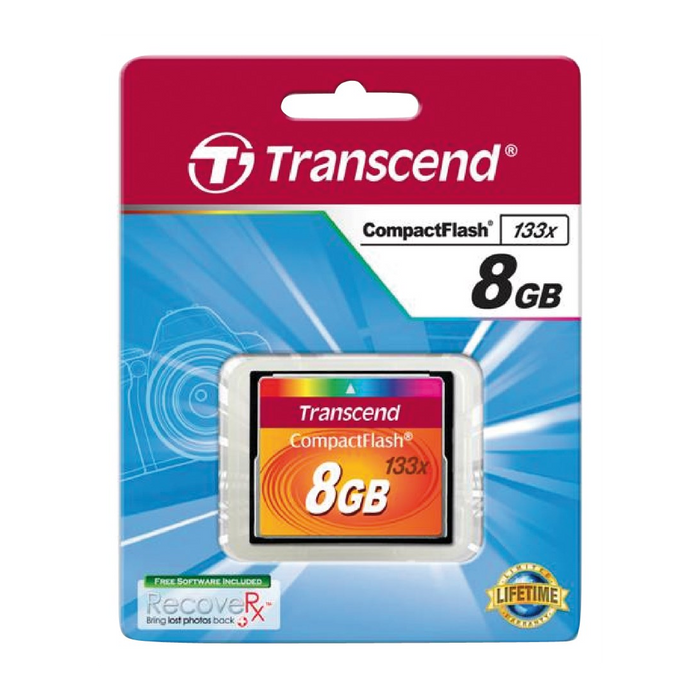 TRANSCEND 8GB COMPACT FLASH 133X
