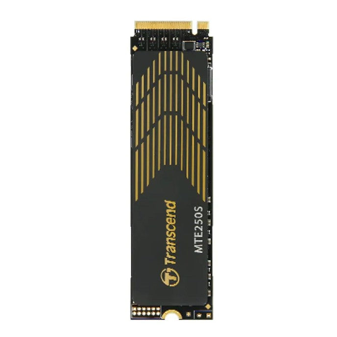 Transcend 4Tb Mte250S, PciE Gen4 X4 M.2 NvMe 2280 Ssd NvMe 3D Tlc, 7100 Mb/S Read 6500 Mb/S Write With Heat Spreader