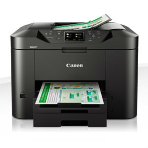 Canon Maxify MB2740 Print/Copy/Fax/Scan, 24 ipm mono, 15.5 ipm col, 500 sheet handling, 50 Sheet ADF, Auto Duplex, USB, WiFi, Ethernet