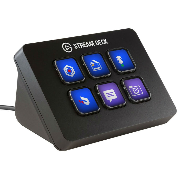 Elgato Stream Deck Mini, 6 Button Customizable LCD Keypad, USB 2.0