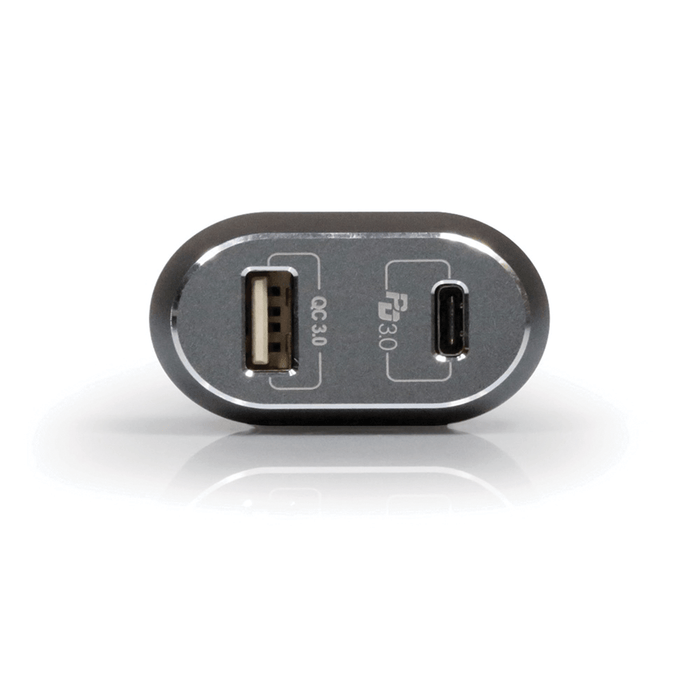 Port Car Charger Usb + Type-C Pd 57W