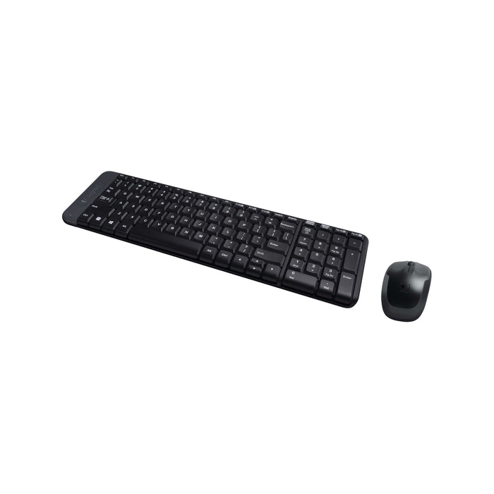Logitech Wireless Mouse & Keyboard Combo Mk220, Black