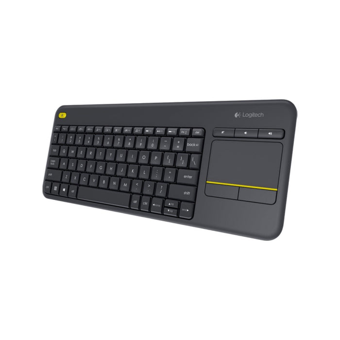 Logitech K400 Plus Wireless Touch Keyboard, Dark
