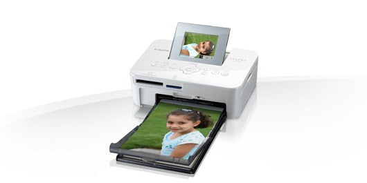 Canon Selphy CP-1000 White Photo Printer B2C, Includes Postcard paper cassette; compact power adapter CA-CP200