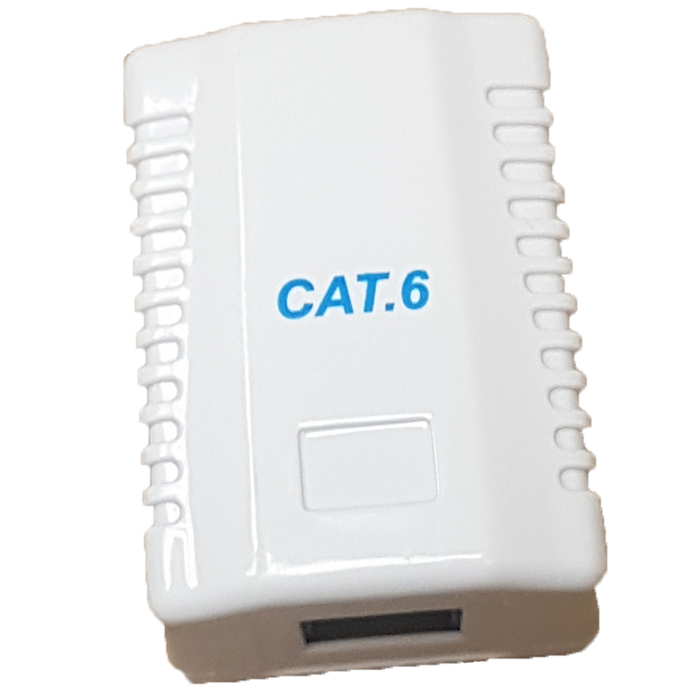 Rct Cat6 Wallbox Single Port