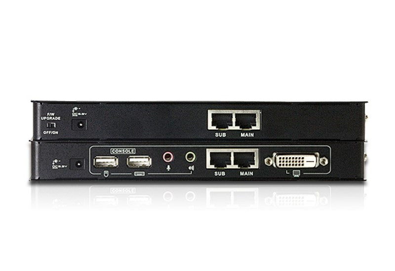 Usb Dvi Single Link Console Extender With Audio/Serial Support Up To 200 Ft. Taa Compliant / Audio Cat 5 Kvm Extender/W/(Us/