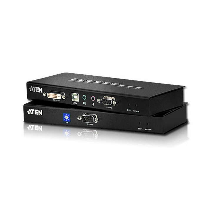 Usb Dvi Single Link Console Extender With Audio/Serial Support Up To 200 Ft. Taa Compliant / Audio Cat 5 Kvm Extender/W/(Us/
