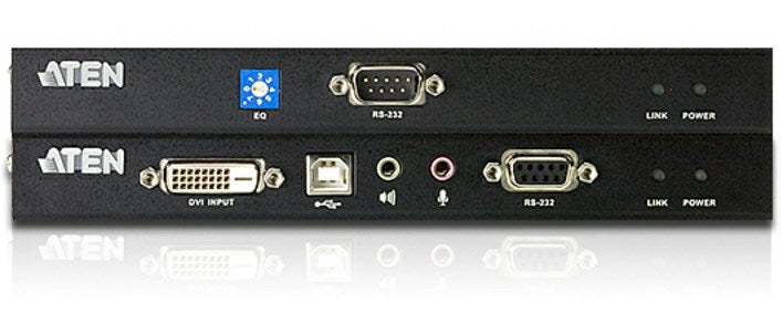 Usb Dvi Dual Link Console Extender With Audio/Serial Support Up To 200 Ft. Taa Compliant/ Audio Cat 5 Kvm Extender/W/(Us/Eu/