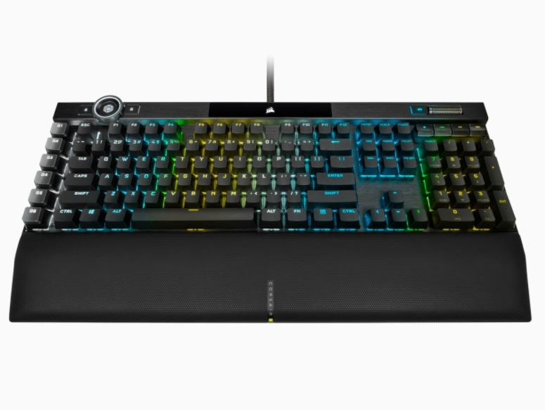 Corsair K100 Rgb Optical Mechanical Wired Corsair Opx Switch Keyboard With Rgb Backlighting – Black