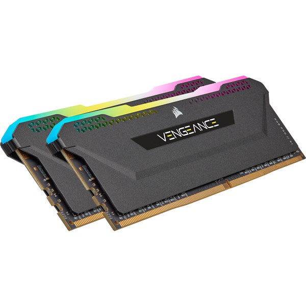 Corsair Vengeance Rgb Pro SL 32Gb (2x 16Gb) Ddr4 Dram 3600MHz C18 Memory Kit; 18-22-22-42; 1.35; Black