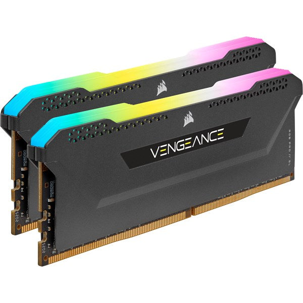 Corsair Vengeance Rgb Pro SL 32Gb (2x 16Gb) Ddr4 Dram 3600MHz C18 Memory Kit; 18-22-22-42; 1.35; Black