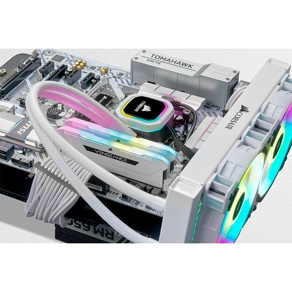 Corsair Vengeance Rgb Pro SL 32Gb (2x 16Gb) Ddr4 Dram 3600MHz C18 Memory Kit; 18-22-22-42; 1.35; White