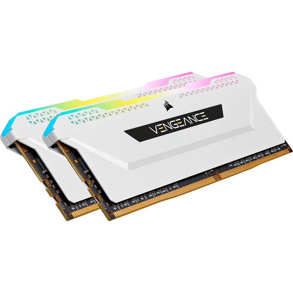 Corsair Vengeance Rgb Pro SL 32Gb (2x 16Gb) Ddr4 Dram 3600MHz C18 Memory Kit; 18-22-22-42; 1.35; White