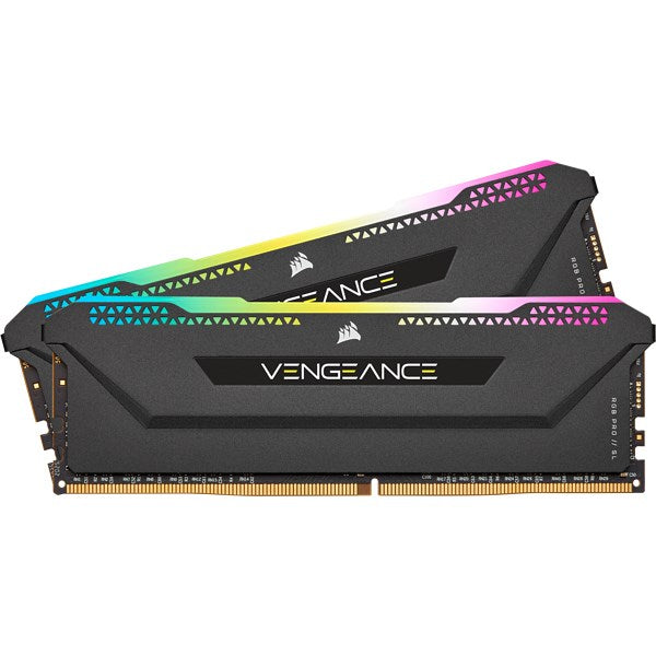 Corsair Vengeance Rgb Pro SL 32Gb (2x 16Gb) Ddr4 Dram 3600MHz C18 Memory Kit; 18-22-22-42; 1.35; Black