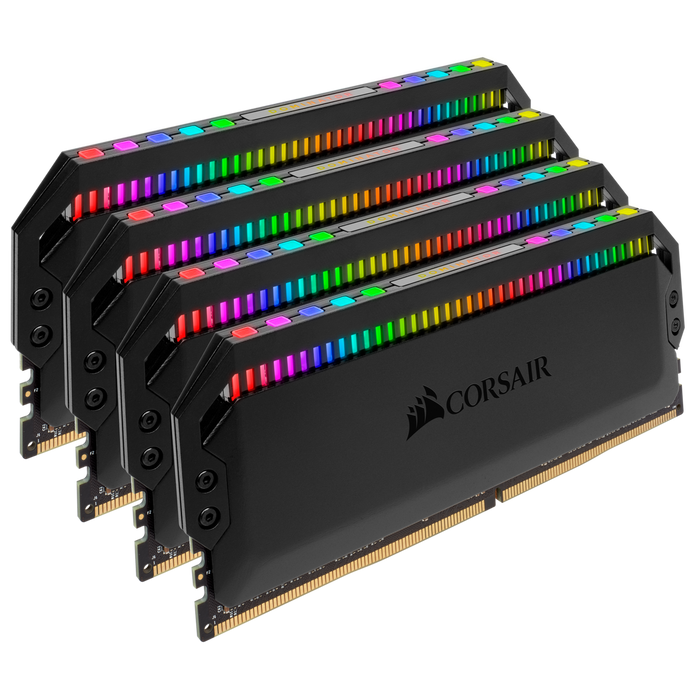 Corsair Dominator Platinum RGB 32GB (4x8GB), DDR4 3200 (PC4-25600) C16 1.35V Desktop Memory - Black