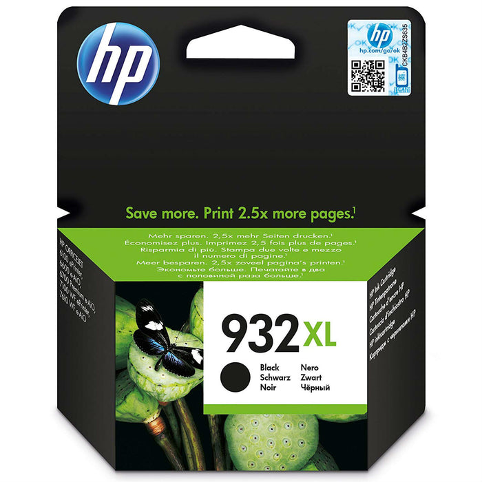 HP 932XL High Yield Black Original Ink Cartridge, ~1000 Pages (Office Jet 6700 Premium All In One)