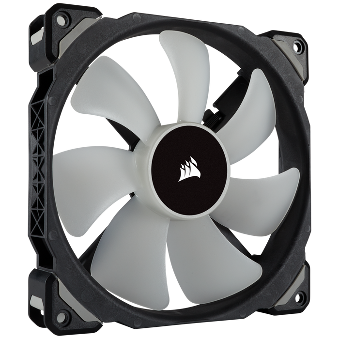 Corsair ML140 Pro, 140mm Magnetic Levitation Chassis Cooling Fan, RGB LED, Single