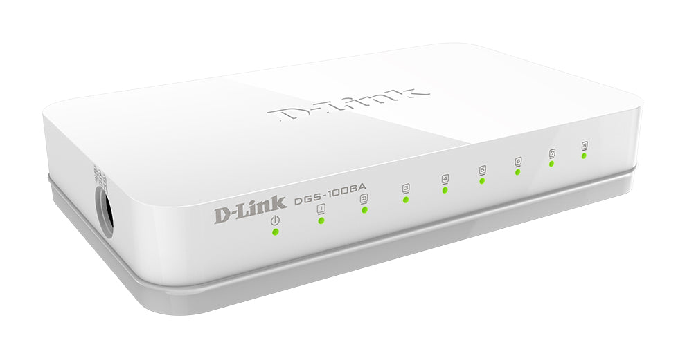 D-Link DGS-1008A 8-Port Gigabit Unmanaged Switch