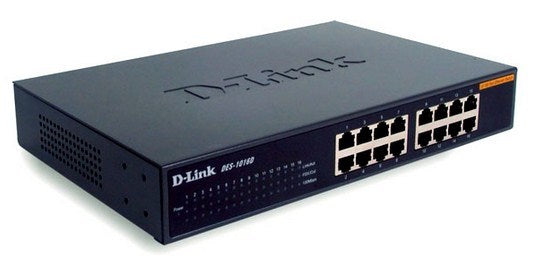 D Link 16 Port 10/100 Unmanaged Switch