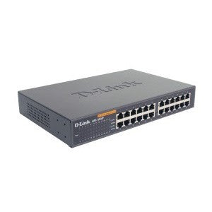 D Link 24 Port Utp 10/100 Mbps Auto Sensing; Stand Alone; Unmanaged (Metal Case)