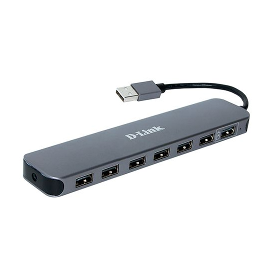 D-Link 7-port USB Hub with 7 fast charge ports