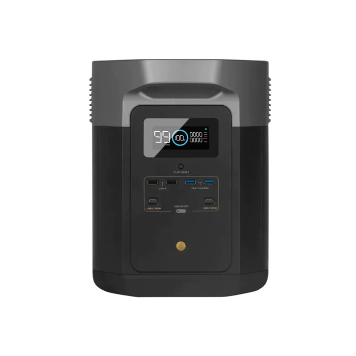 Ecoflow Delta Max 1600 Portable Power Station 2000W Output; 1612Wh Battery; 800W Solar Int Socket