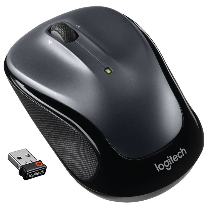 Logitech Wireless Mouse M325 (Dark Silver) Unifying USB receiver 5 buttons Micro precise scrolling Laser grade tracking
