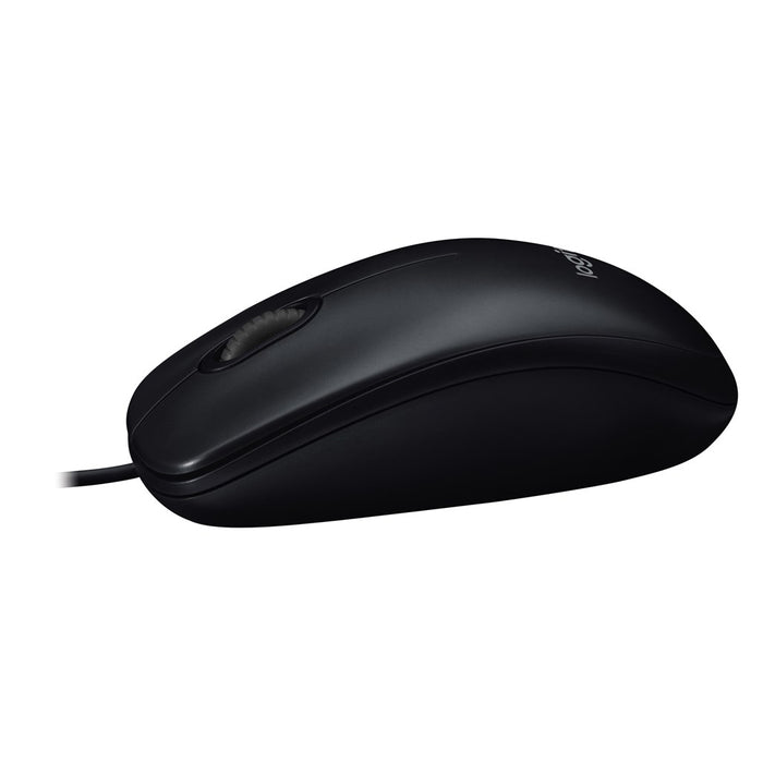 Logitech Corded Mouse M90 (Black) USB 3 buttons optical tracking with wheel