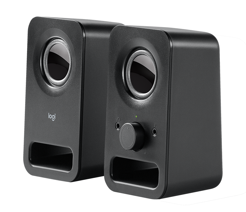 Logitech Desktop Speakers Z150 Multimedia Mini Speakers Midnight Black 1 Speaker 10 Watts Audio Device With 3.5mm Output Includi
