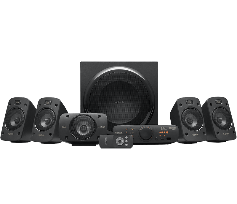 Logitech Desktop Speakers Z906, Surround sound, 5.1, 500W, Dolby Digital & DTS Decoding, Wall Mountable Wireless