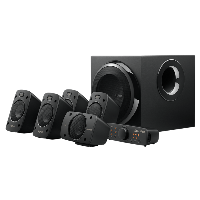 Logitech Desktop Speakers Z906, Surround sound, 5.1, 500W, Dolby Digital & DTS Decoding, Wall Mountable Wireless
