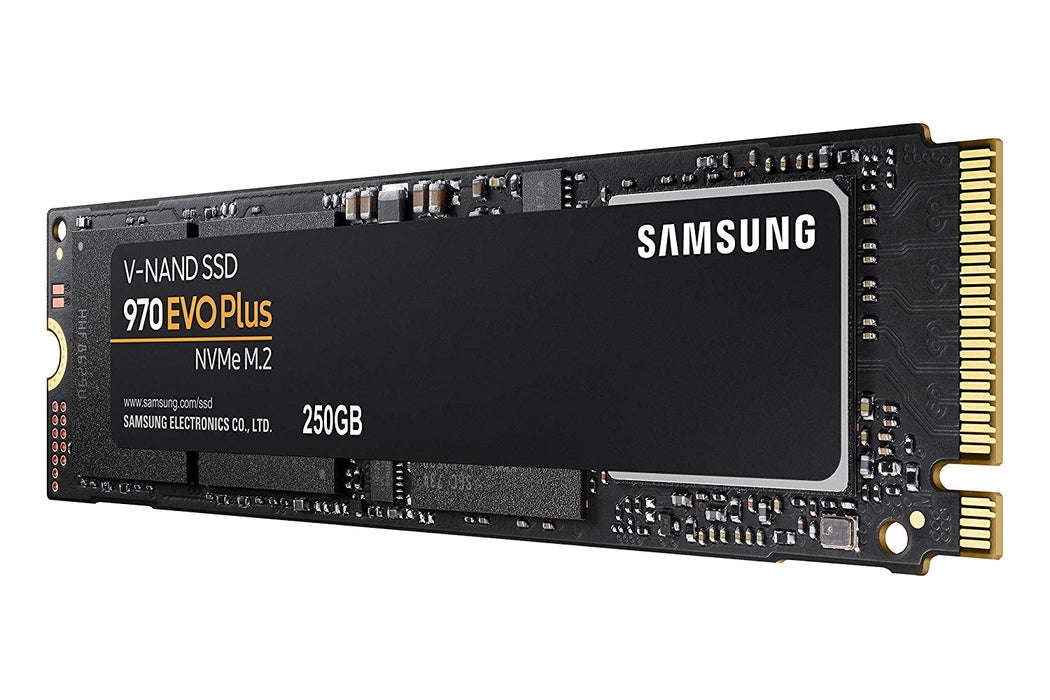 Samsung 970 EVO Plus 250GB NVMe SSD, Read Speed up to 3500 MB/s, Write Speed to up 2300 MB/s