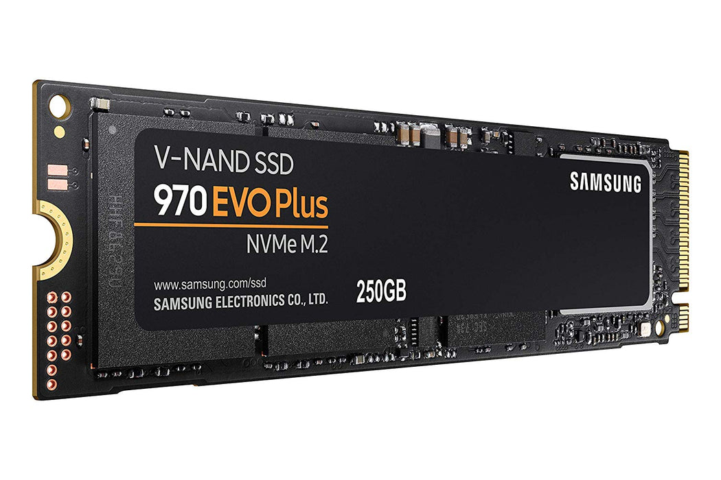 Samsung 970 EVO Plus 250GB NVMe SSD, Read Speed up to 3500 MB/s, Write Speed to up 2300 MB/s