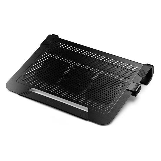 Cooler Master U3 Plus, Black, Universal Notebook Cooling Stand; 3x80mm Fans; Up to 19''