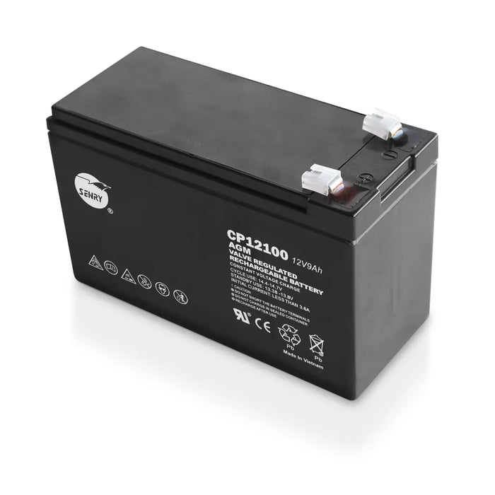 Rct Senry 12V Dc 9Ah Rechargeable Sealed Agm Battery