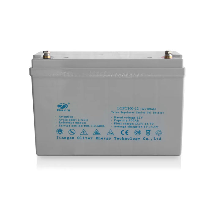 RCT LCPC 12V DC 100AH GEL VRLA DEEP CYCLE BATTERIES