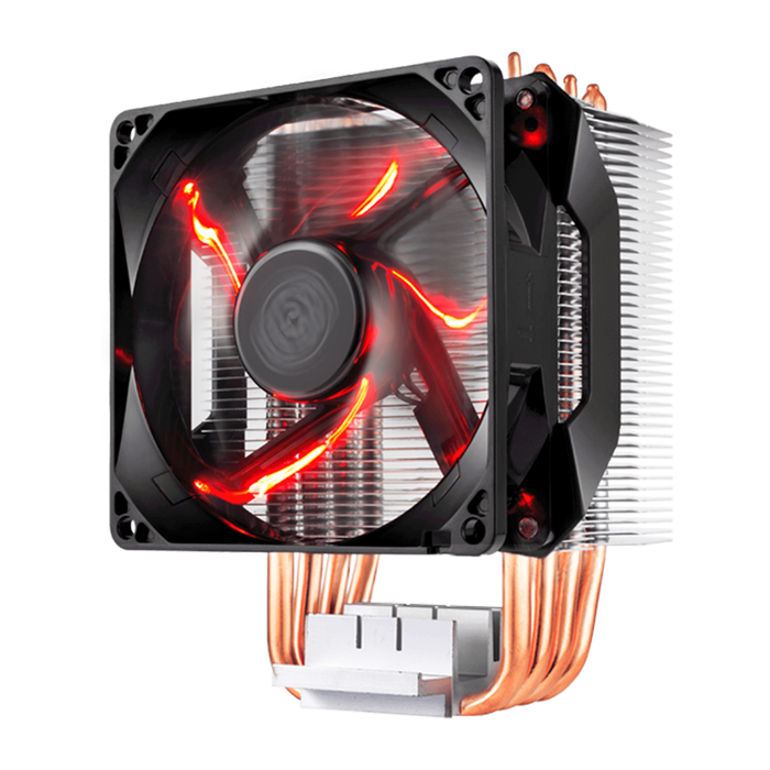 CMH410 Tower Based Air Blower CPU Cooler; 92mm Red LED Fan