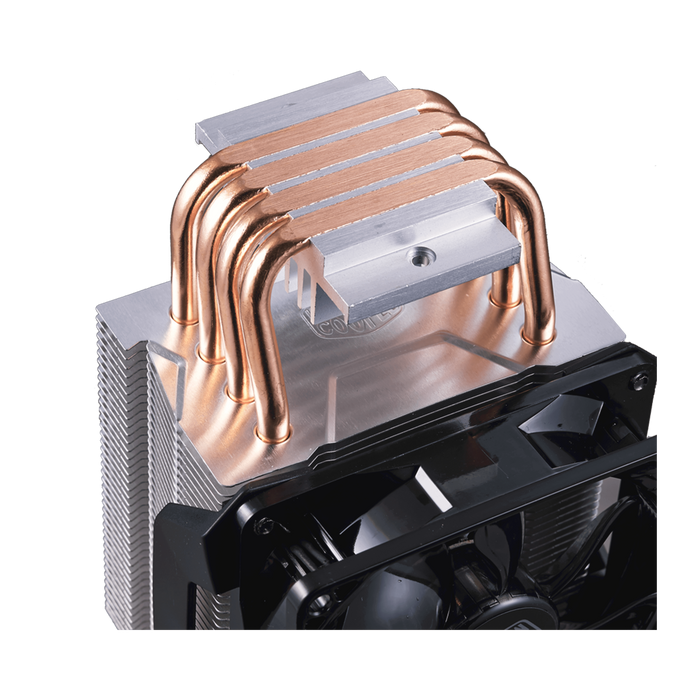 Cooler Master H411 Tower Based Air Blower CPU Cooler, 92mm, White LED Fan