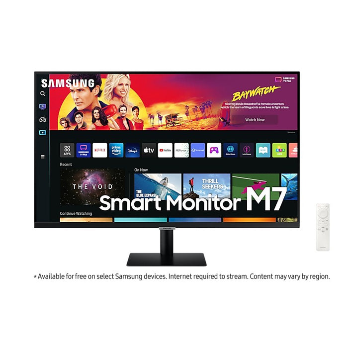 Samsung Ls32Bm700; 32'' Uhd Flat Smart Monitor; 3840x 2160; 8ms; 60Hz; 2x Hdmi; 3x Usb; 1x Usb C; Bluetooth; Wi Fi; Speaker