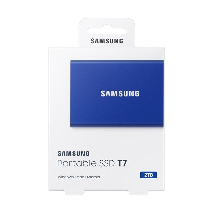 Samsung 2Tb T7 Portable Ssd Indigo Blue