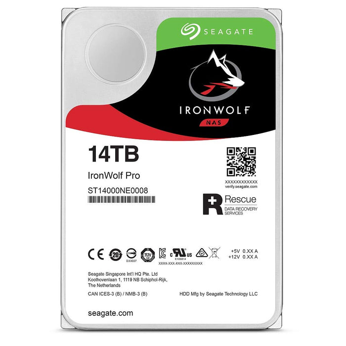 Seagate 14Tb 3.5" Iron Wolf Pro NAS HDD SATA 6Gbps