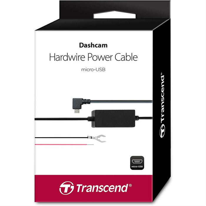 Transcend Micro Usb Hardwire Cable For Dash Cam