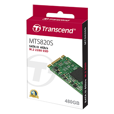 Transcend 480GB MTS820 SATA3 M.2 2280 SSD - TLC
