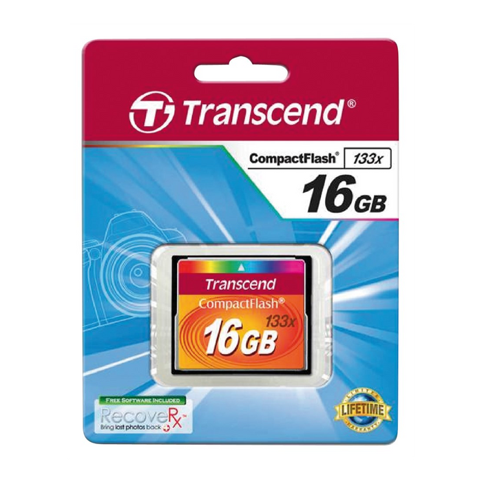 TRANSCEND 16GB COMPACT FLASH 133X