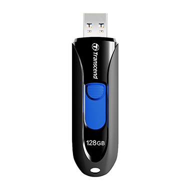 Transcend 16GB JF790 USB3.0 Capless Flash Drive - Black & Blue