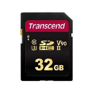 Transcend 700S 32GB UHS-II U3 V90 Class 10 SDXC Card - MLC