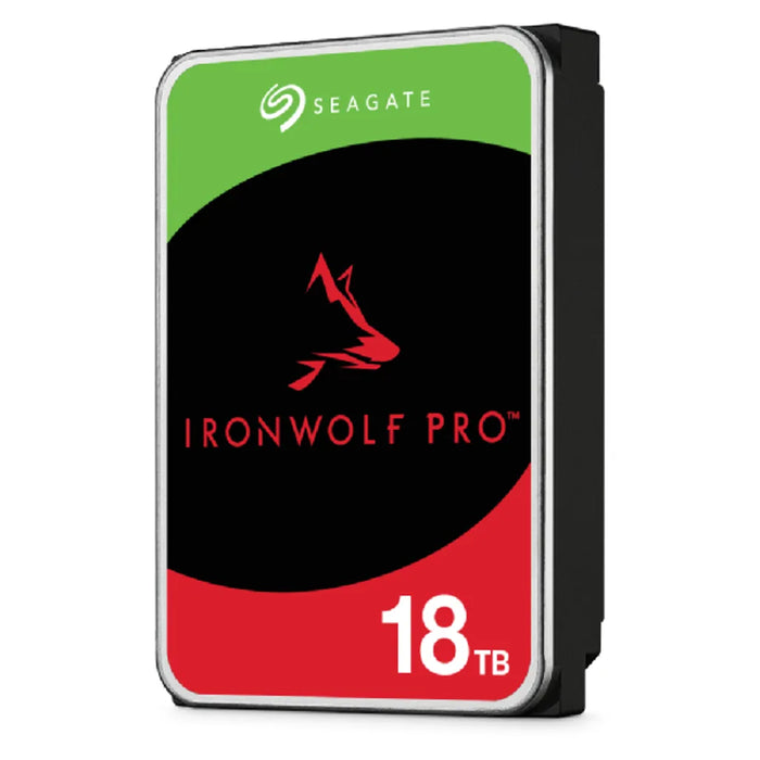 Seagate Ironwolf Pro, 18Tb, 3.5'' Hdd Nas Drives, 7200 Rpm; Sata 6Gb/S Interface; 256Mb Cache
