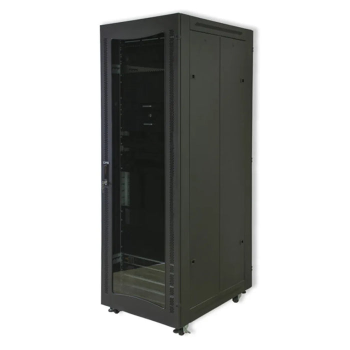 Rct 25U Server Cabinet 600x600 Glands + Screws Glass Ap6625.Gla.B